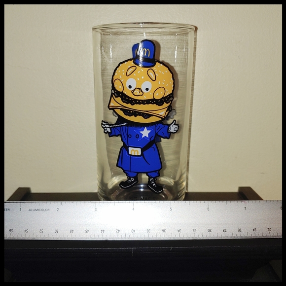 Vintage McDonald's Hamburglar Collector's Series Drinking Glass 1970s - Picture 6 of 6